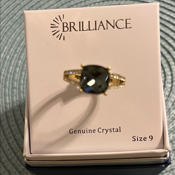 Brilliance Genuine Crystal Ring Size 9 - Picture 3 of 5